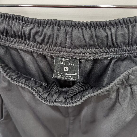 Nike Gray Black Basketball Athletic Summer Shorts Big Boys Medium 10 12 - Picture 6 of 8